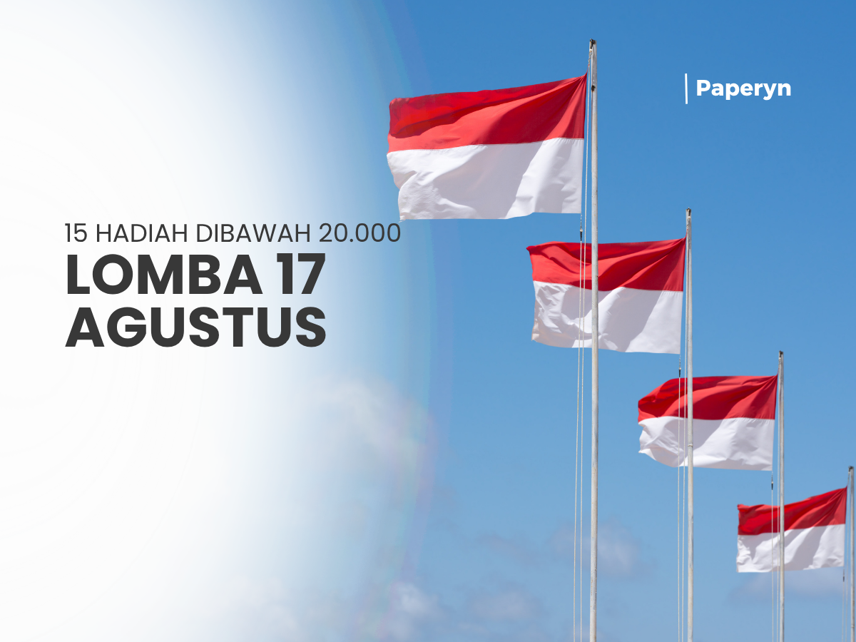 15 Hadiah Lomba 17 Agustus di Bawah Rp20.000 yang Tetap Berkesan